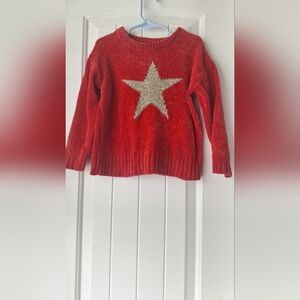 Cat & Jack Vibrant Red Sweater